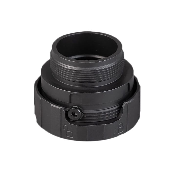 SilencerCo AC2632 ASR Alpha Mount Adapter For Omega 9K/Nano ASR/Harvester 300 Black Steel