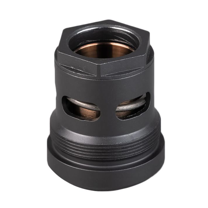SilencerCo AC2447 3-Lug Mount9mm Luger Steel Black