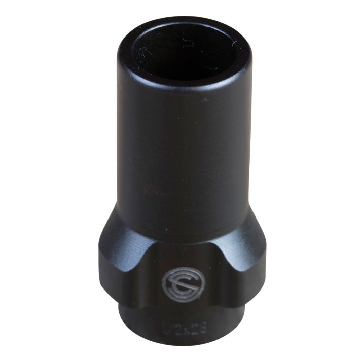 SilencerCo AC2607 3-Lug Muzzle Device 9mm Luger 1/2"-36 tpi Steel