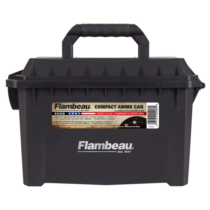 Flambeau 6415SB Compact Ammo Can 223Rem/5.56NATO Black 20rd Boxes
