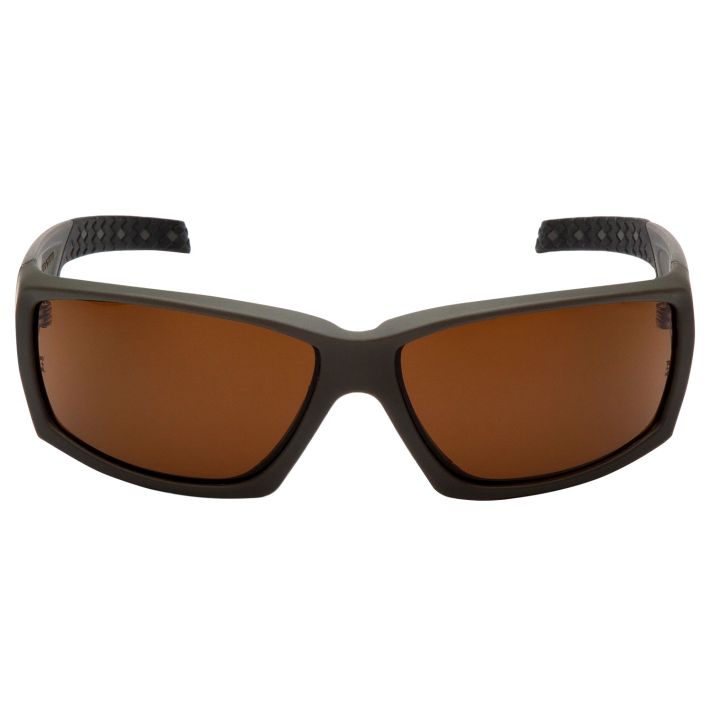 Pyramex VGSG718T Venture Gear Tactical Overwatch Adult Bronze Lens Anti-Fog Polycarbonate OD Green Frame