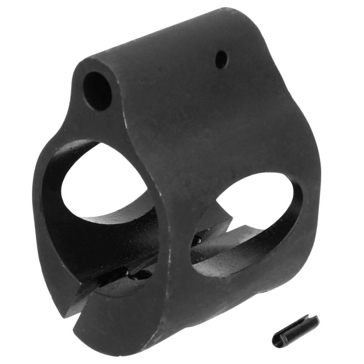 TacFire MAR001CO Clamp On Low Profile Gas Block .750" Diameter Steel Black Parkerized