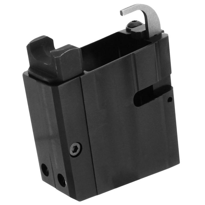 TacFire AD9MMCOLT Magazine Magwell Adaptermade of 6061-T6 Aluminum with Hardcoat Anodized Black Finish for Colt SMG & Uzi Style Magazines