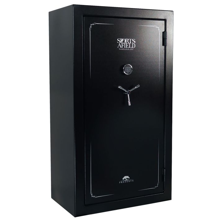 Sports Afield SECSA7240P Preserve SA7240P Keypad/Key Entry Black Steel Holds 60 + 8 72" H x 40" W x 25" D Fireproof- Yes