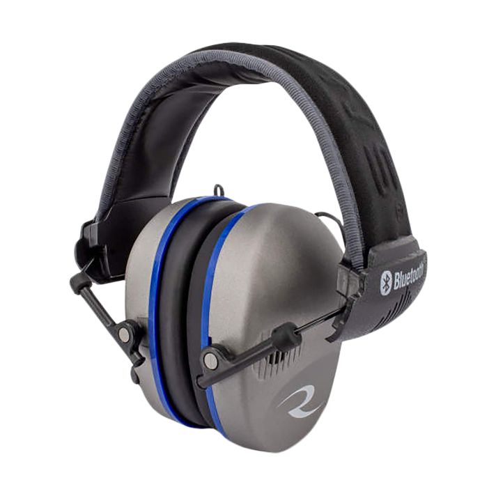 Radians R3700 R-3700 Quad Mic Electronic Muff Polymer 24 dB Over the Head Pewter/Black Adult 1 Pair