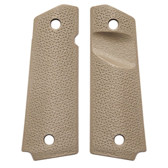 Magpul MAG544-FDE MOE Grip Panels Aggressive TSP Texture Flat Dark Earth Polymer for 1911 (Full Size)