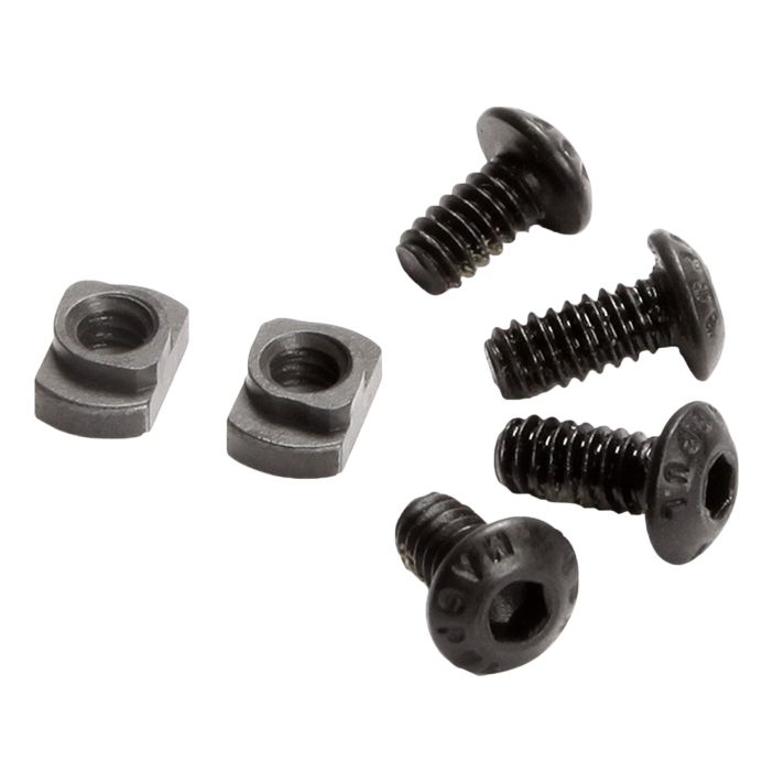 Magpul MAG615-BLK M-LOK T-Nut Replacement Set M-LOK Chromoly Steel Black Manganese Phosphate