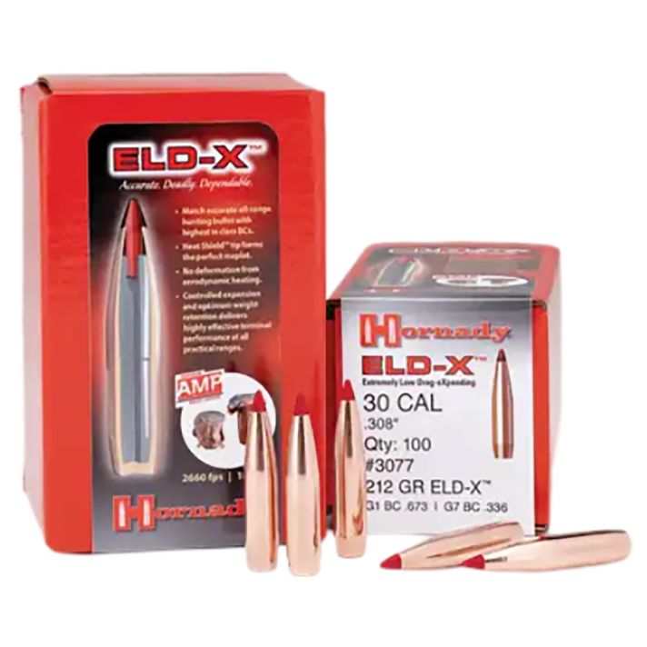 Hornady 2841 ELD-X7mm .284 175 gr Extremely Low Drag eXpanding 100 Per Box/ 15 Case