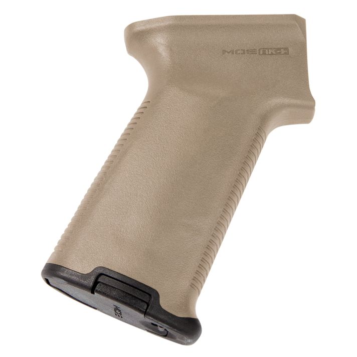 Magpul MAG537-FDE MOE+ Grip Flat Dark Earth Polymer with OverMolded Rubber for AK-47, AK-74