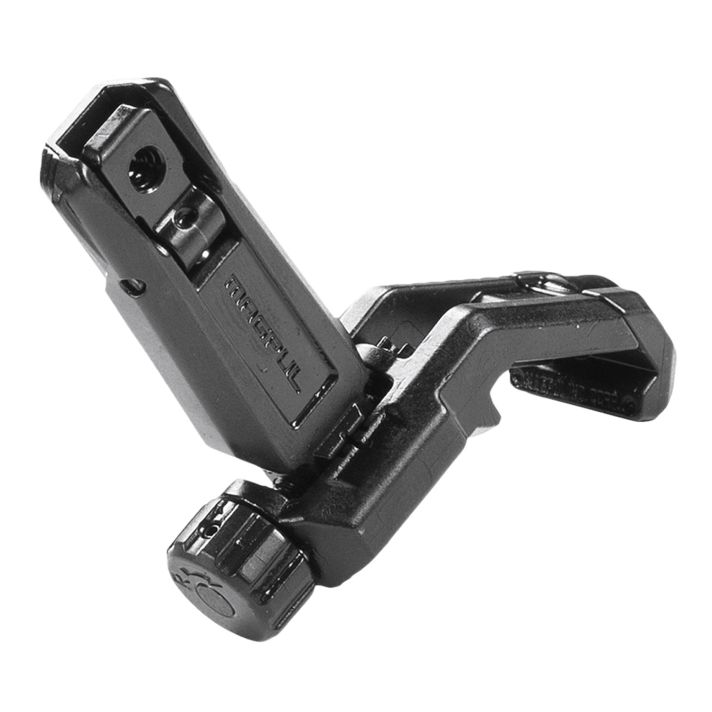 Magpul MAG526-BLK MBUS Pro Offset Sight RearQPQ Melonited Steel Construction for AR-15