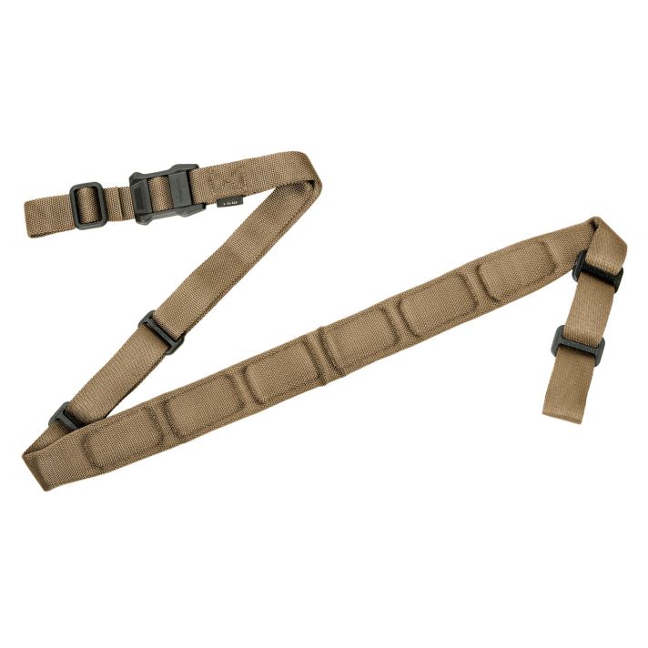 Magpul MAG545COY MS1 Sling Coyote Tan Nylon 48"-60" OAL Padded Two-Point Rifle