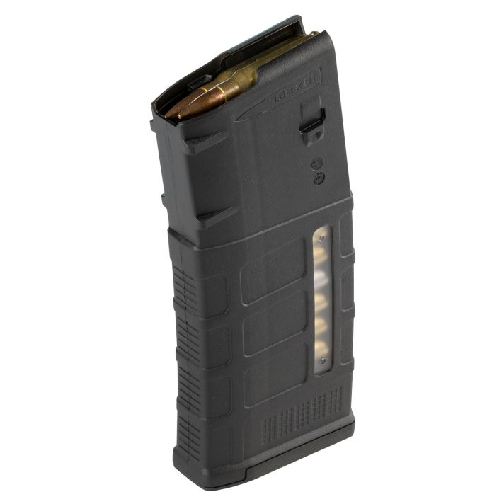 Magpul MAG577-BLK PMAG GEN M3 25rd Detachable w/Capacity Window 308 Win/7.62x51mm NATO Fits AR-10/M110/SR25 Black Polymer