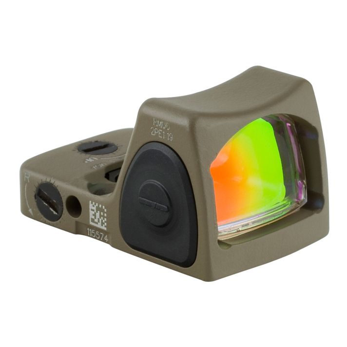 Trijicon 700696 RMR Type 2 Flat Dark Earth 1 x0.89" x 0.67" 3.25 MOA Red Dot