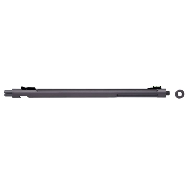 Tactical Solutions 1022SGMG X-Ring Barrel 22 LR 16.50" Gunmetal Gray FinishAluminum Material Bull with Fluting, Threading & Sights for Ruger 10/22