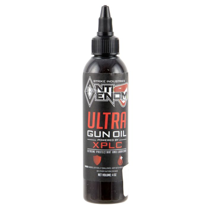 Strike Industries VMULTRA Anti Venom Ultra Gun Oil Lubricates 4 oz Squeeze Bottle