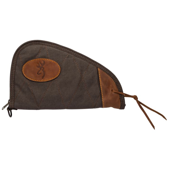 Browning 1423886911 Lona Pistol Rug 11" Long Flint/Brown Canvas