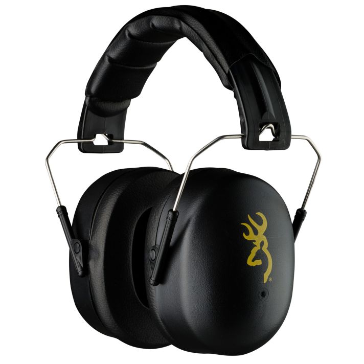 Browning 12699 HDRPlastic with Foam 37 dB Over the Head Black Adult