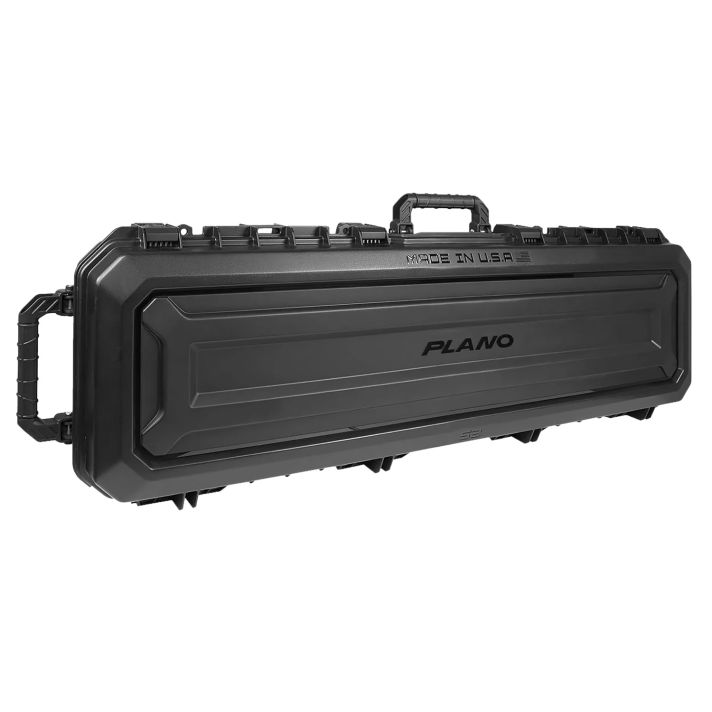 Plano PLA118521 All Weather Double Gun Case Black Polymer Foam Padding