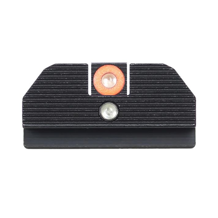 Night Fision GLK001015OGZ Student Of The Gun Accur8 For GlockGreen Tritium Orange Outline Front Sight-Green Tritium Black Outline Rear Sight Glock 17/17L/19