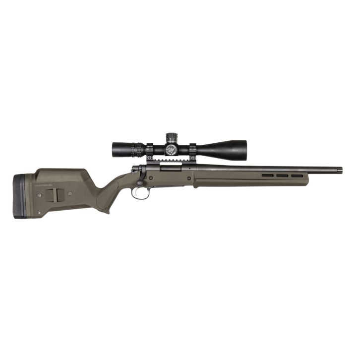 Magpul MAG495-ODG Hunter 700 Stock Fixed with Aluminum Bedding & Adjustable Comb OD Green Synthetic for Remington 700 SA