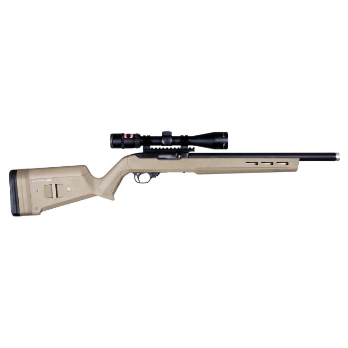 Magpul MAG548-FDE Hunter X-22 Stock Fixed Adjustable Comb Flat Dark Earth Synthetic for Ruger 10/22