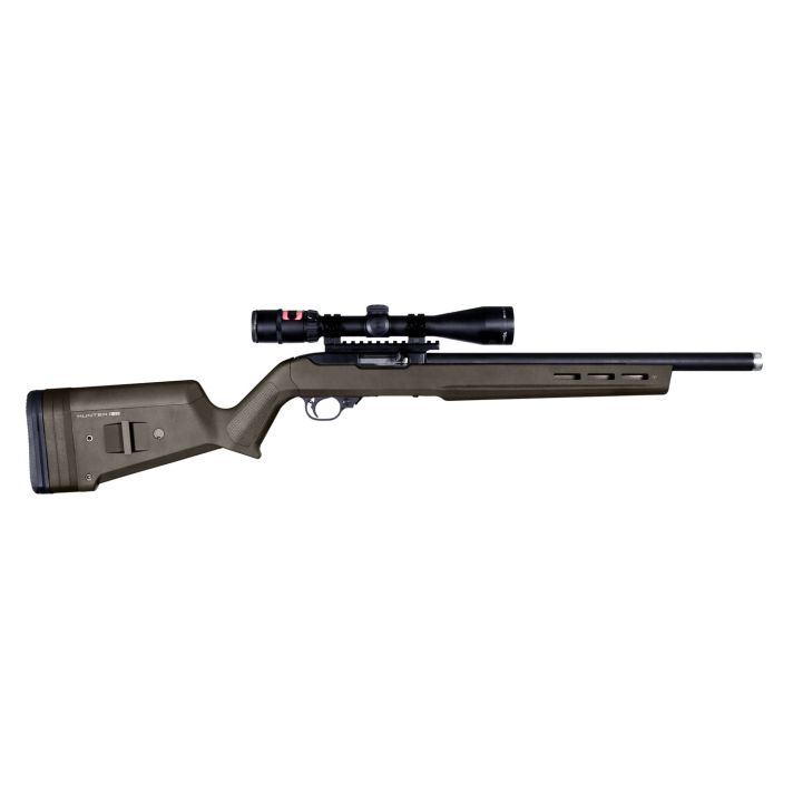Magpul MAG548-ODG Hunter X-22 Stock Fixed Adjustable Comb OD Green Synthetic for Ruger 10/22