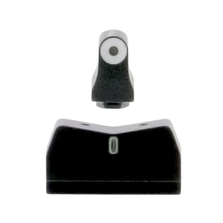 XS Sights GL0004S5 DXT Big Dot Night Sights fits GlockBlack | Green Tritium White Outline Front Sight Green Tritium White Outline Bar Rear Sight