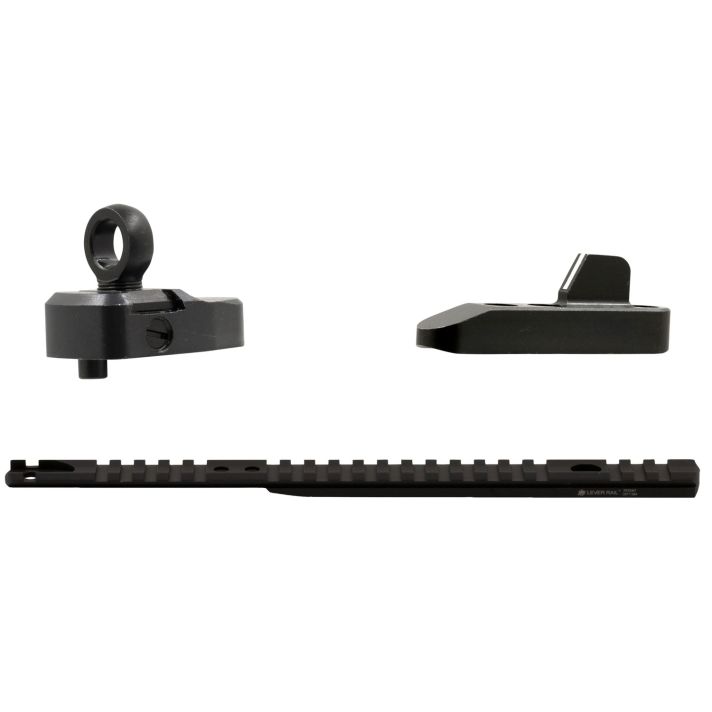 XS Sights ML10015 Marlin Optic Mounts & Ghost Ring WS Sight SetsBlack White Stripe Front, Ghost Rear for Marlin 1895