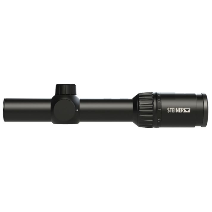 Steiner 5202 P4XiBlack 1-4x24mm 30mm Tube Illuminated P3TR Reticle