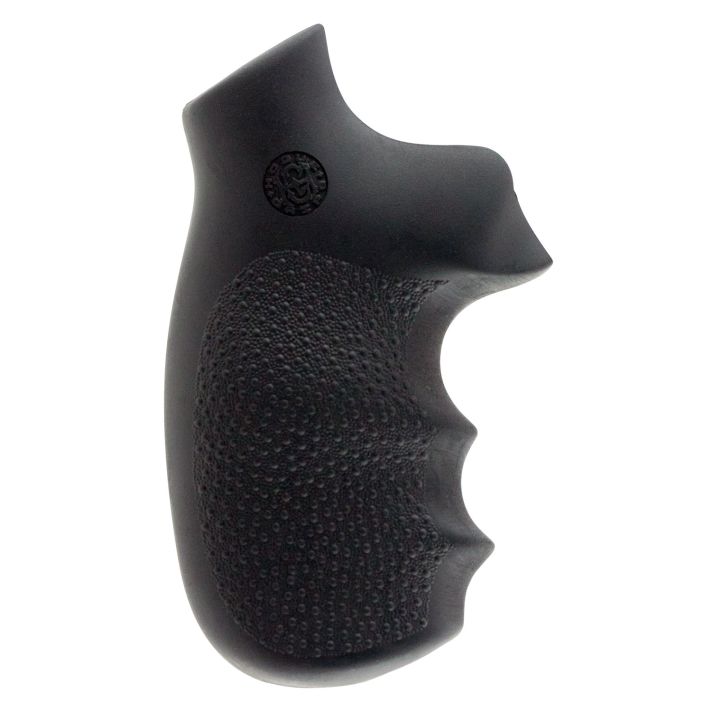 Hogue 48000 OverMolded Monogrip Black Rubber with Finger Grooves for Colt Detective Special, Diamondback, Cobra