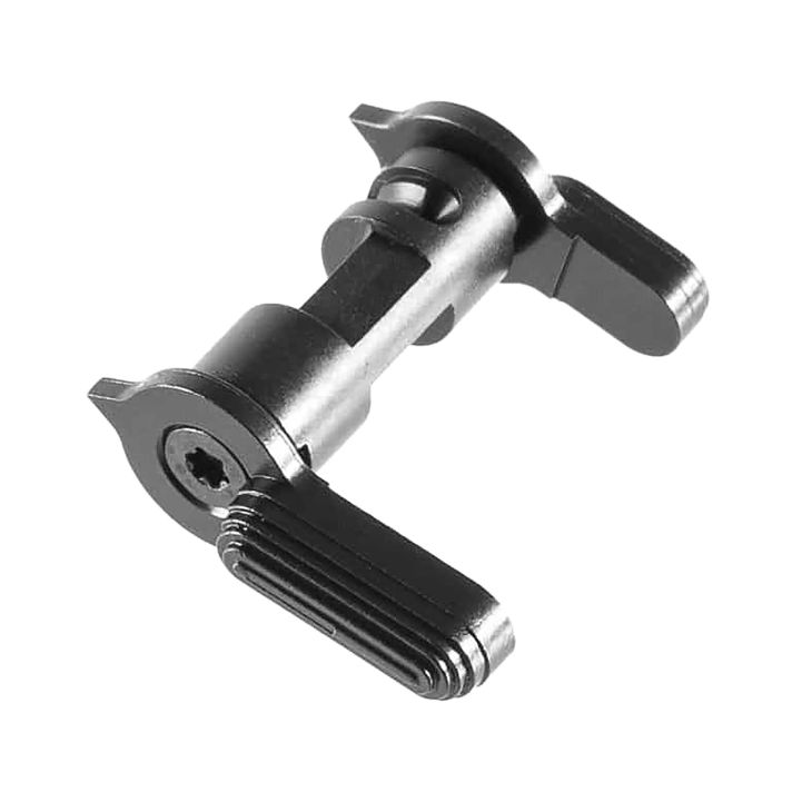 Patriot Ordnance Factory 01461 Safety Selector 50/90 Degree Black Hardcoat Anodized AR-Platform Ambidextrous