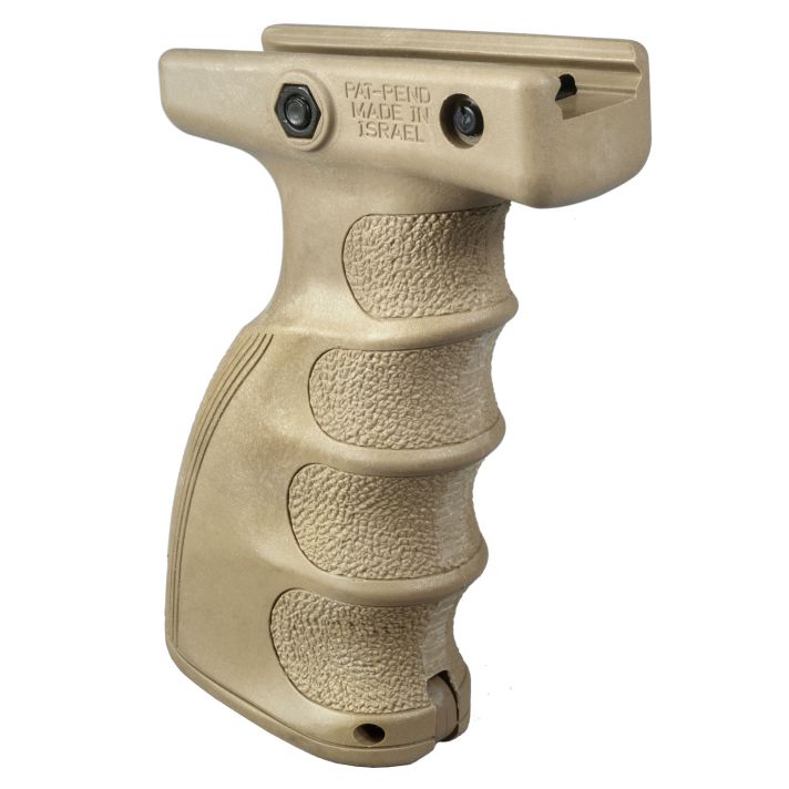 FAB Defense FXAG44ST AG-44S Quick Release Ergonomic Foregrip Compatible w/Mil-STD Picatinny Rail Flat Dark Earth Reinforced Polymer