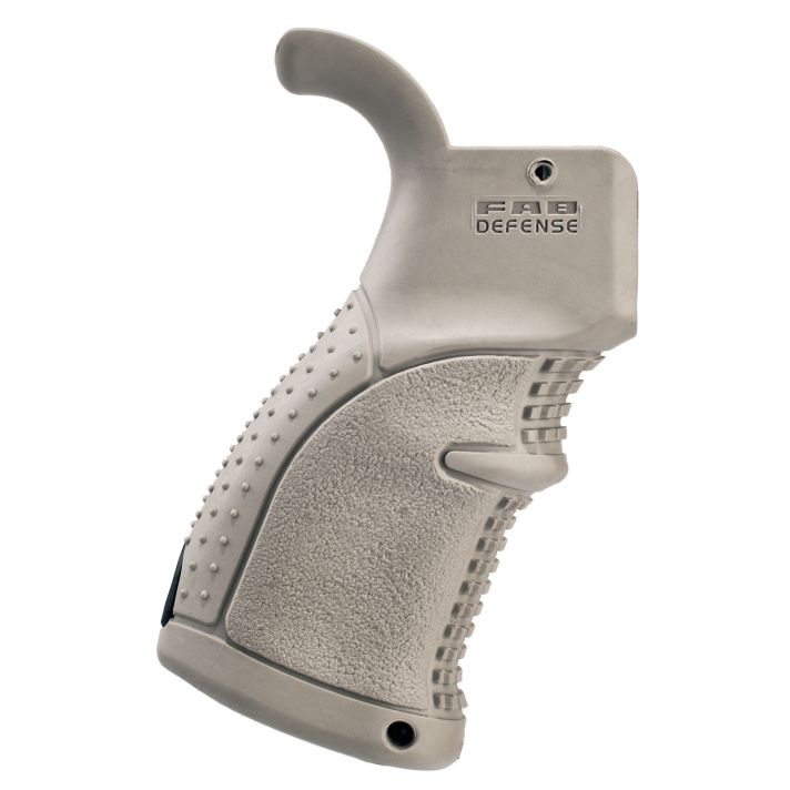FAB Defense FXAGR43T AGR-43 Ergonomic Rubberized Pistol Grip for AR-15/ M16/ M4 Flat Dark Earth Polymer