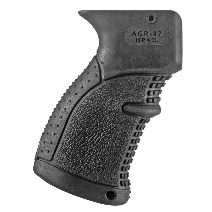 FAB Defense FXAGR47B AGR-47 Ergonomic Rubberized Pistol Grip for AK-47/74/ AKS-74U Krinkov/ ATI Galil Fiberglass Reinforced Black Polymer