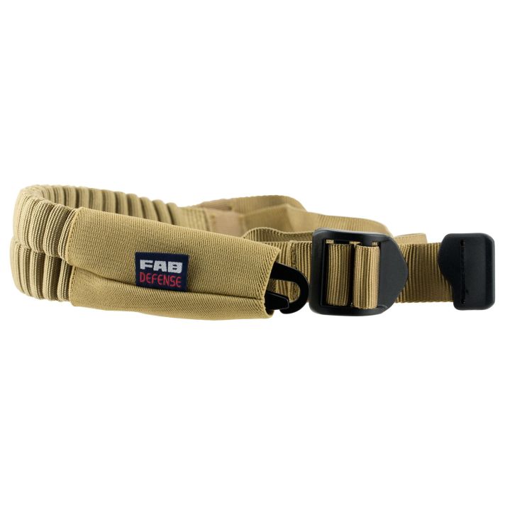 FAB Defense FXBUNGEET Bungee One Point Tactical Sling Flat Dark Earth Elastic 23.60" OAL Bungee AR Platform