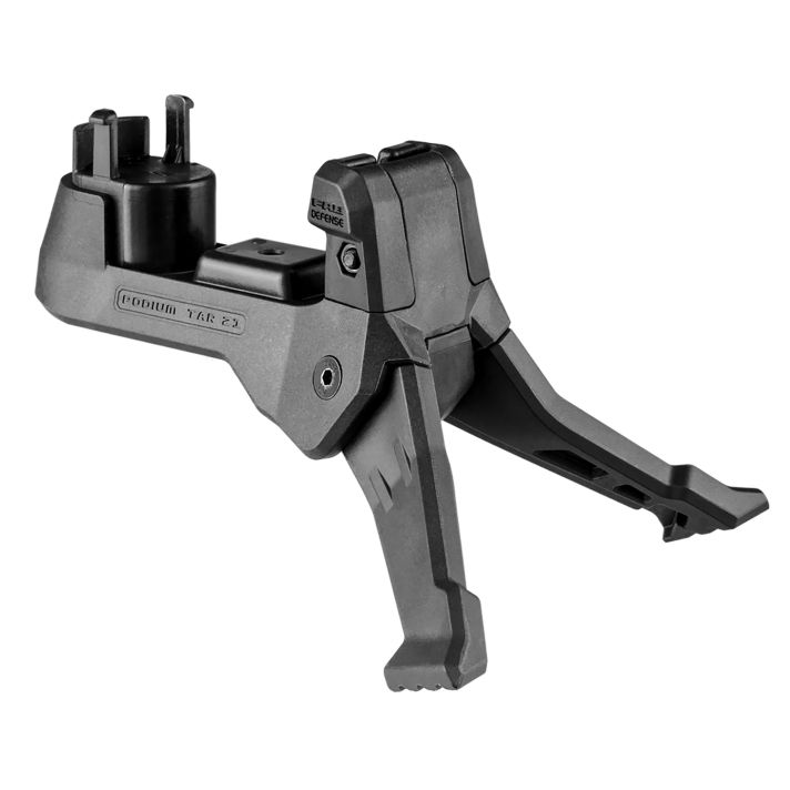 FAB Defense FXTARPODB TAR-PodiumQuick Deployment Bipod for TAR 21 Models Black Reinforced Polymer