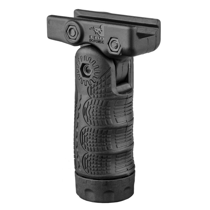 FAB Defense FXTFL T-FL Vertical Folding Foregrip 7-Position Black Fiberglass Reinforced Polymer
