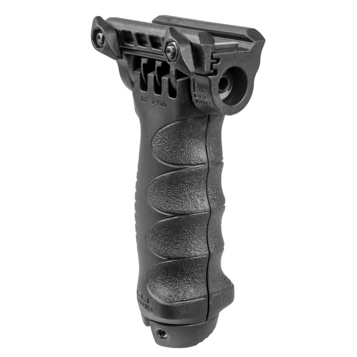FAB Defense FXTPODG2QR T-Pod G2 Quick Release Foregrip & Bipod Independent Adjustable Legs Black Reinforced Polymer/ 6061 Aluminum/ Steel Construction