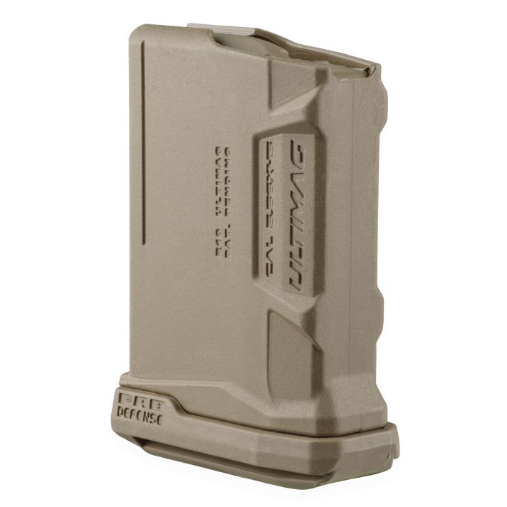FAB Defense FXUMAGR10T Ultimag 10R10rd 5.56x45mm NATO AR-15/M16/M4 Flat Dark Earth Polymer and Steel Body