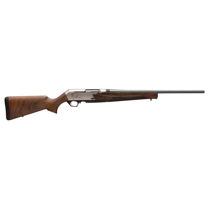 Browning 031047227 BAR MK3 Full Size 7mm Rem 3+1 24" Blue Polished Sporter Barrel, Drilled & Tapped Engraved Matte Nickel Aluminum Receiver, Fixed Oiled Turkish Walnut Stock, Right Hand