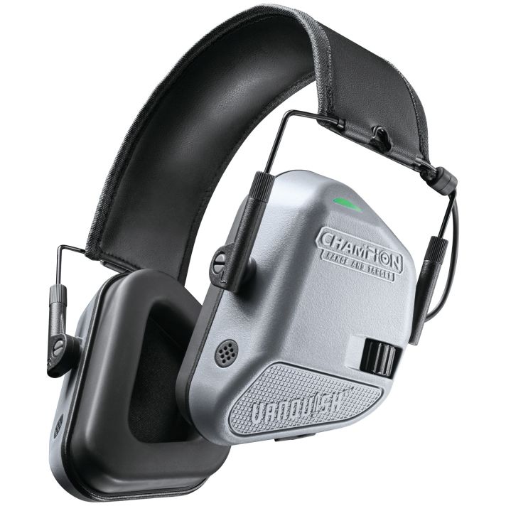 Champion Targets 40978 Vanquish Muff Over the Head Rechargeable Li-ionGray/Black