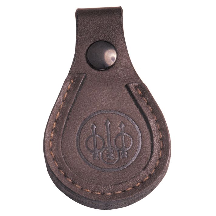Beretta USA SL0100200085 Barrel Rest Toe Pad Leather Brown 4" x 2.5"