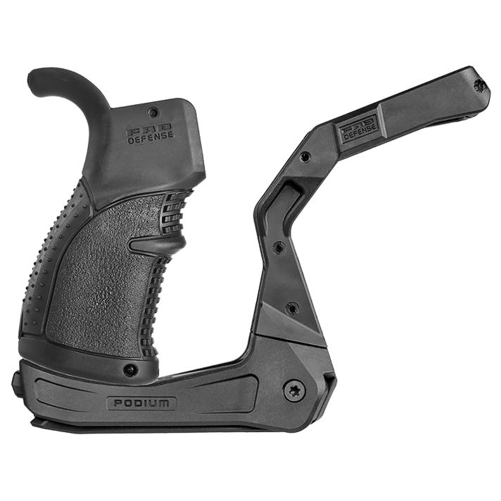 FAB Defense FXARPODB AR-PodiumBi-Pod for AR-15/ M16 Black Polymer Includes AGR-43 Pistol Grip