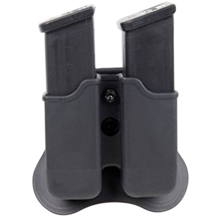 Bulldog PGM Mag HolderPaddle Black Polymer Paddle Compatible w/ Most Glock 17/19/22/23/26/27/31/32/33/34 Gen1-4. Ambidextrous