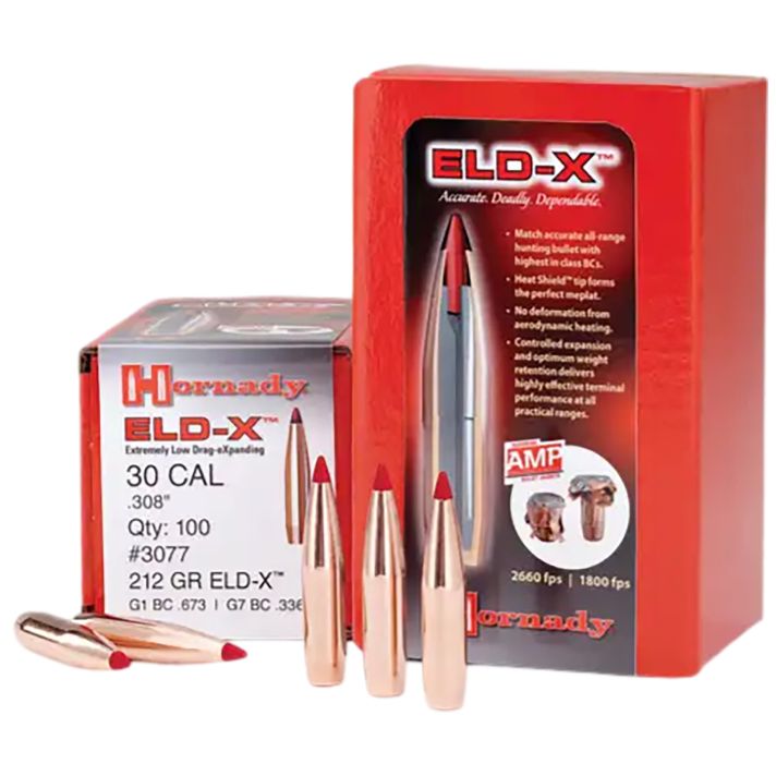 Hornady 2441 ELD-X6mm .243 90 gr Extremely Low Drag eXpanding 100 Per Box/ 25 Case
