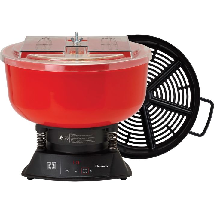 Hornady 050240 Magnum Digital Vibratory Tumbler Red Multi Caliber