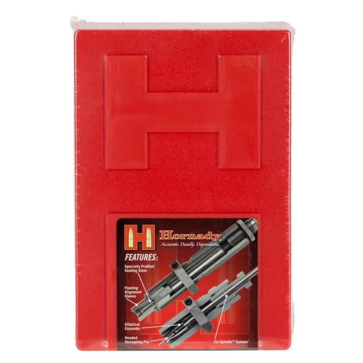 Hornady 546449 Custom Grade Series IV 2 Die Set for 375 Flanged Mag Nitro Express Includes Sizing Seater