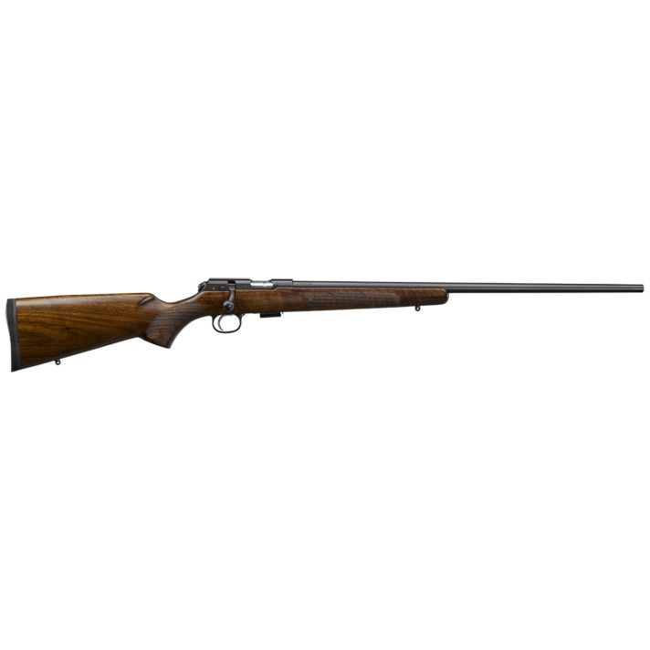 CZ-USA 02310 CZ 457 American Full Size 22 LR 5+1 24" Black Nitride Black Nitride Steel Receiver Turkish Walnut Fixed American Style Stock Right Hand