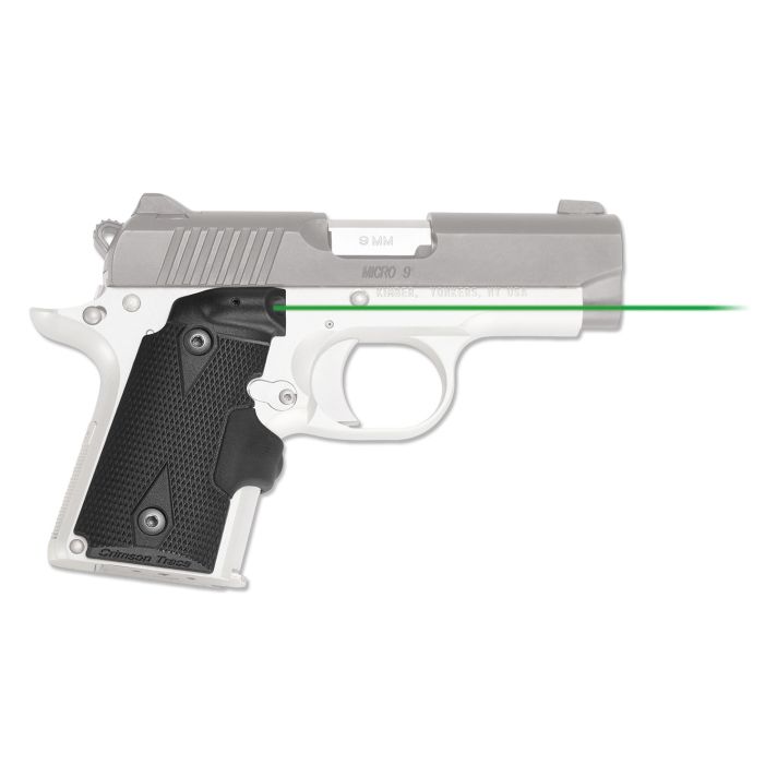 Crimson Trace 01-5620-1 LG-409G LasergripsBlack Green Laser Kimber Micro 9