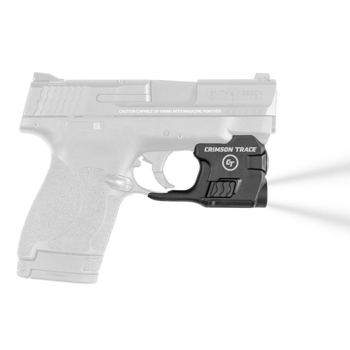 Crimson Trace 0182501 LTG-770 For Smith & Wesson M&P Shield/Shield Plus/Shield M2.0 Lightguard Black Anodized 110 Lumens White LED Light